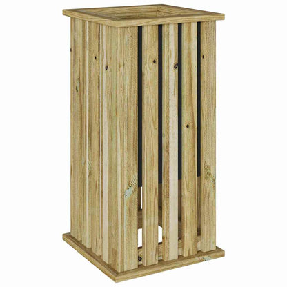 Floreira Castanho 33 x 33 x 65 cm Pinho impregnado