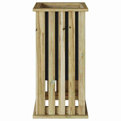 Floreira Castanho 33 x 33 x 65 cm Pinho impregnado