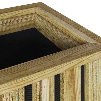 Floreira Castanho 33 x 33 x 85 cm Pinho impregnado