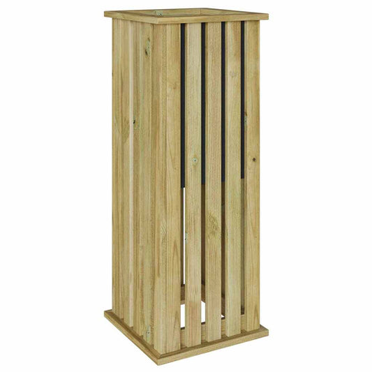 Floreira Castanho 33 x 33 x 85 cm Pinho impregnado