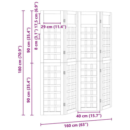 Protetor de Privacidade Marrom mel 160 x 180 cm