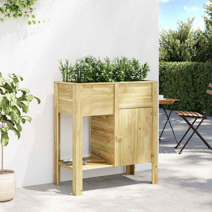 Cama Elevada Castanho 85 x 46 x 96 cm Madeira de pinho maciça