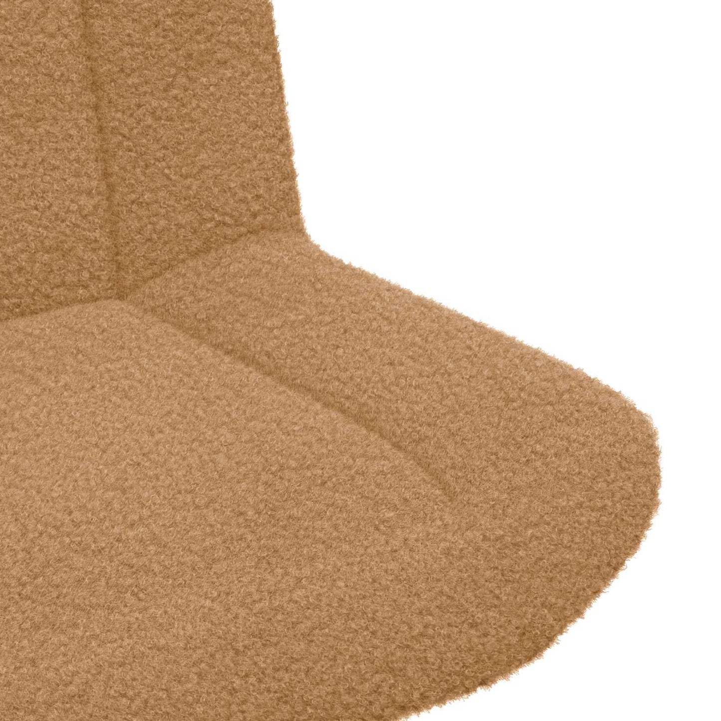 Cadeira giratória Bege 63 x 75 x 76 cm Pele de Ovelha