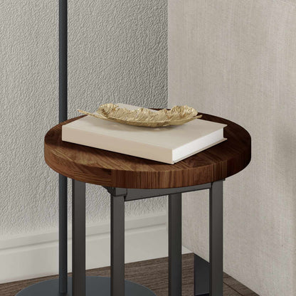 Tampo de Mesa Marrom Claro Ø 30 x 2,5 cm