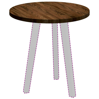 Tampo de Mesa Marrom Claro Ø 50 x 2,5 cm