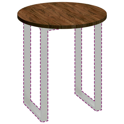 Tampo de Mesa Marrom Claro Ø 70 x 2,5 cm