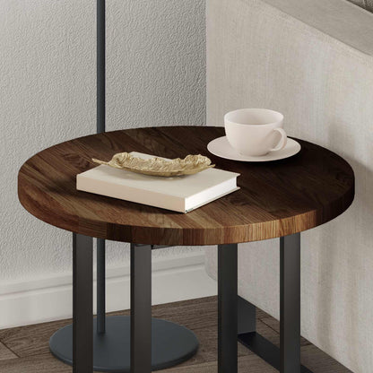 Tampo de Mesa Marrom Escuro Ø 50 x 2,5 cm