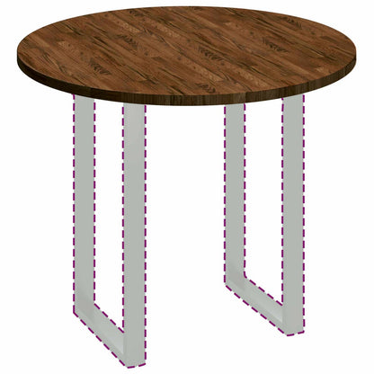 Tampo de Mesa Marrom Escuro Ø 90 x 2,5 cm