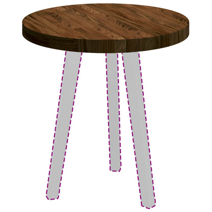 Tampo de Mesa Marrom Claro Ø 50 x 4 cm