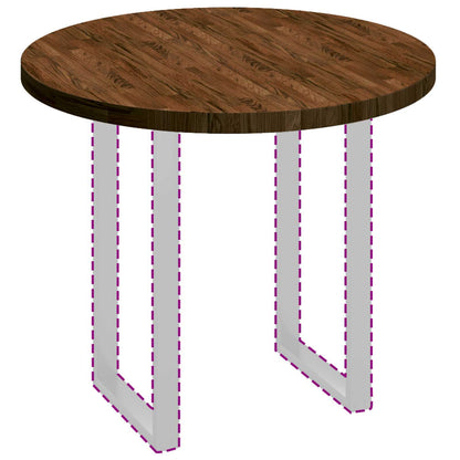 Tampo de Mesa Marrom Claro Ø 90 x 4 cm