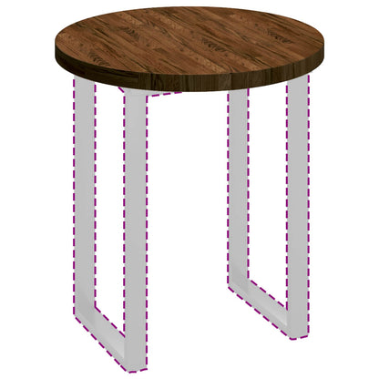 Tampo de Mesa Marrom Escuro Ø 70 x 4 cm