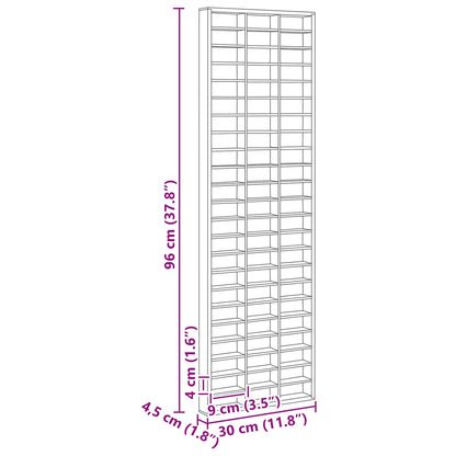 Gabinete Expositivo de Parede Bege 30 x 4,5 x 96 cm