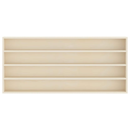 Gabinete Expositivo de Parede Bege 80 x 8,5 x 36 cm