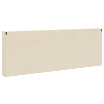 Gabinete Expositivo de Parede Bege 100 x 8,5 x 36 cm