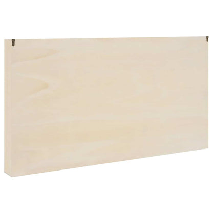 Caixa de Exibição Colecionável de Madeira 100 x 8,5 x 54 cm