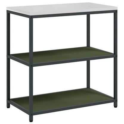 Conjunto de Armazenamento de Cozinha 2 pcs Verde Oliva