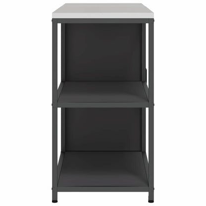 Conjunto de Armazenamento de Cozinha com prateleira 2 pcs Preto