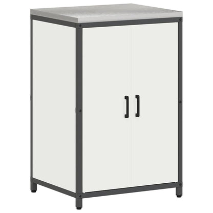 Conjunto de Armazenamento de Cozinha com porta 2 pcs Branco