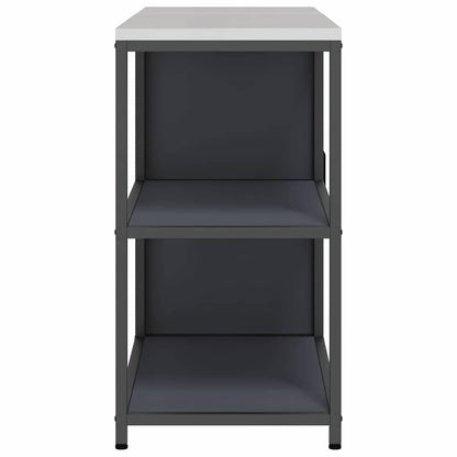 Conjunto de Armazenamento de Cozinha 2 pcs Cinzento-escuro
