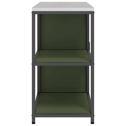 Conjunto de Armazenamento de Cozinha 2 pcs Verde Oliva
