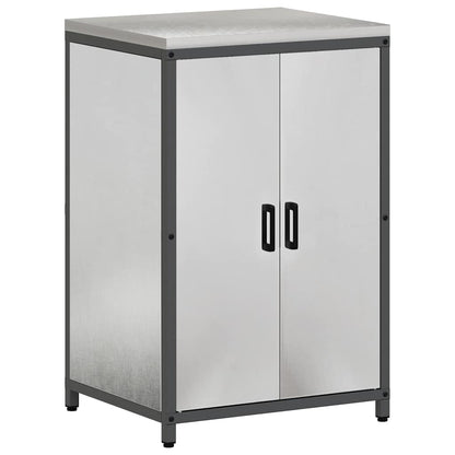 Conjunto de Armazenamento de Cozinha 2 pcs Prata Aço inoxidável
