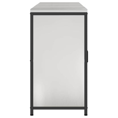 Conjunto de Armazenamento de Cozinha com prateleira 3 pcs Prata