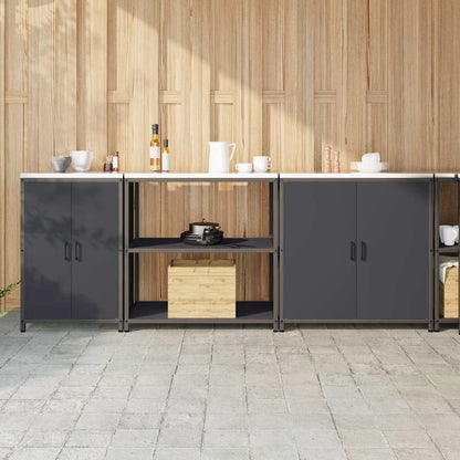 Conjunto de Armazenamento de Cozinha Outros 3 pcs Antracite
