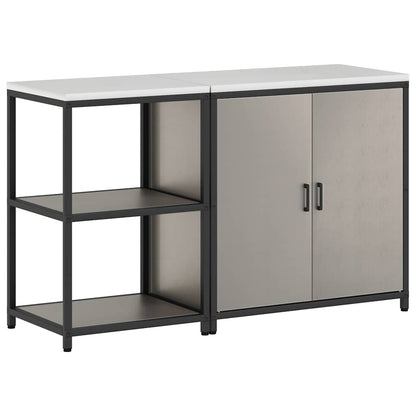 Conjunto de Armazenamento de Cozinha 2 pcs Ferro Enferrujado
