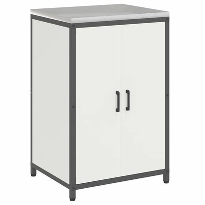Conjunto de Armazenamento de Cozinha com porta 2 pcs Branco