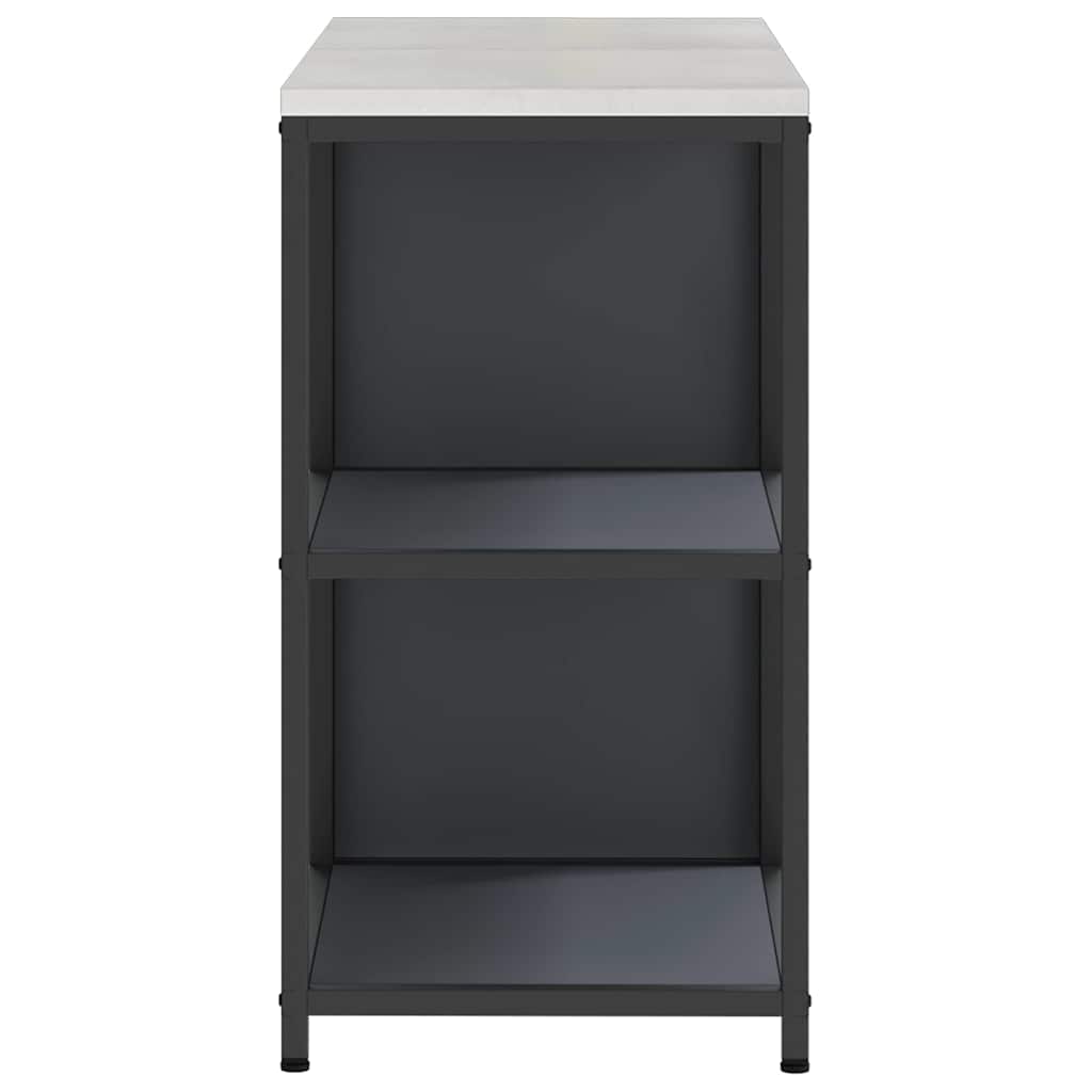 Conjunto de Armazenamento de Cozinha com porta 2 pcs Antracite