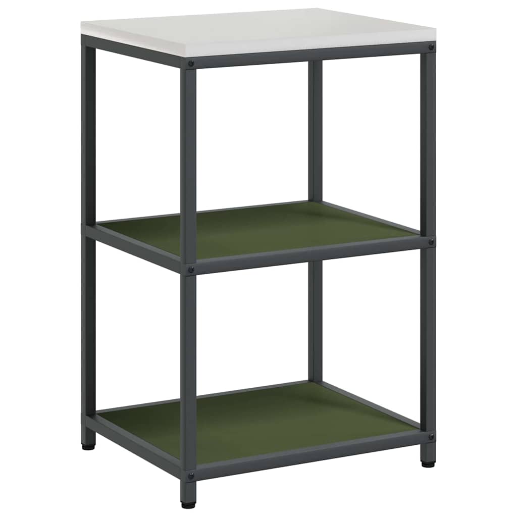 Conjunto de Armazenamento de Cozinha 2 pcs Verde Oliva