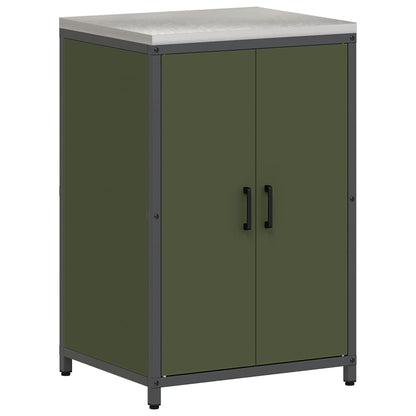 Conjunto de Armazenamento de Cozinha 2 pcs Verde Oliva