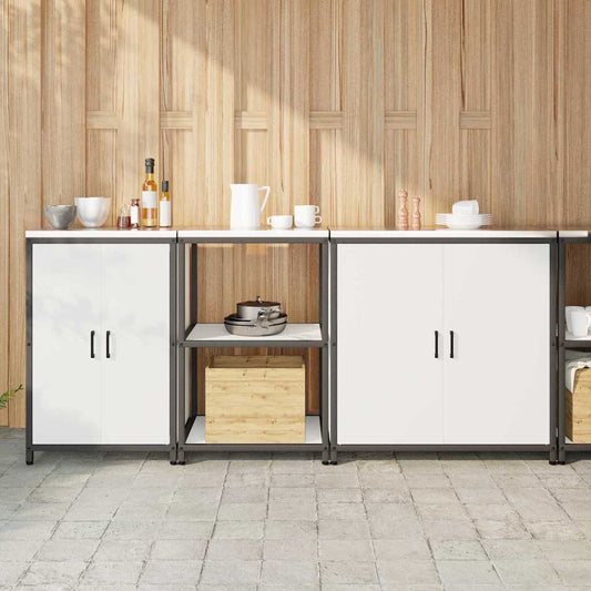 Conjunto de Armazenamento de Cozinha Outros 3 pcs Branco