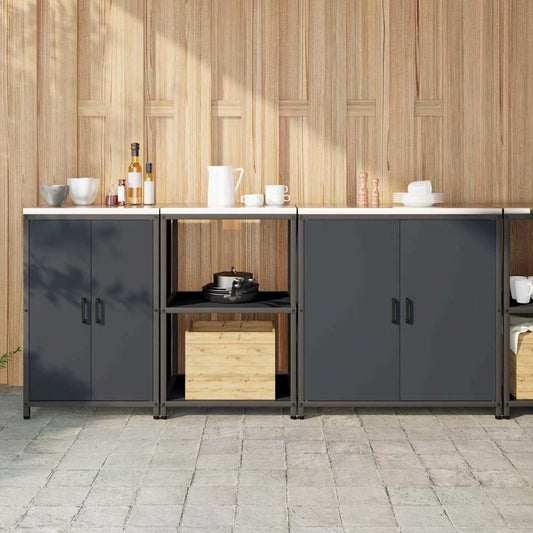 Conjunto de Armazenamento de Cozinha Outros 3 pcs Antracite