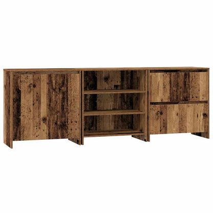 Buffet 3 pcs Madeira antiga 70 x 41 x 75 cm Madeira processada