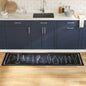 Tapete de Cozinha Toile Preto 180 x 60 cm Veludo