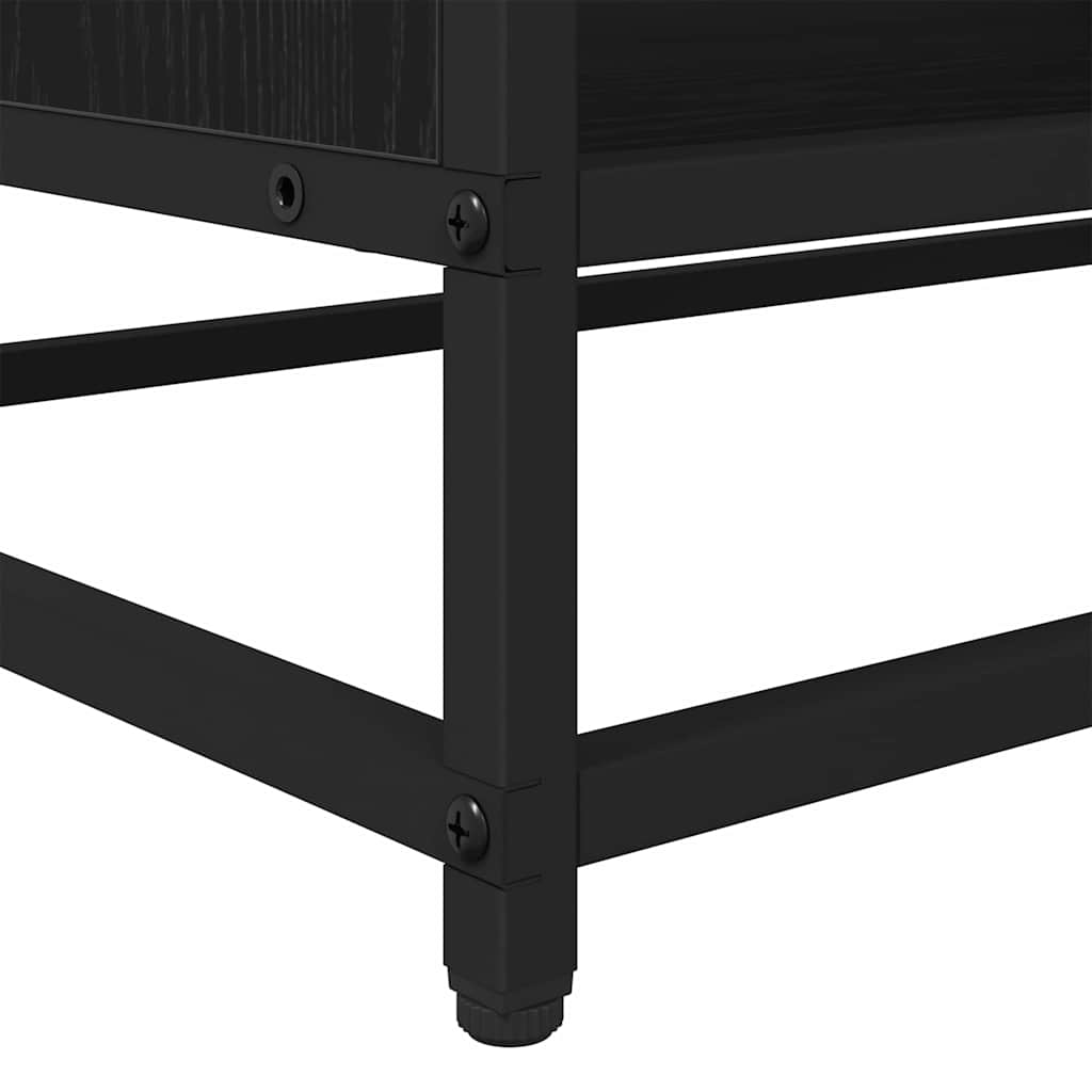 Gabinete para TV Carvalho preto 61 x 40 x 46 cm