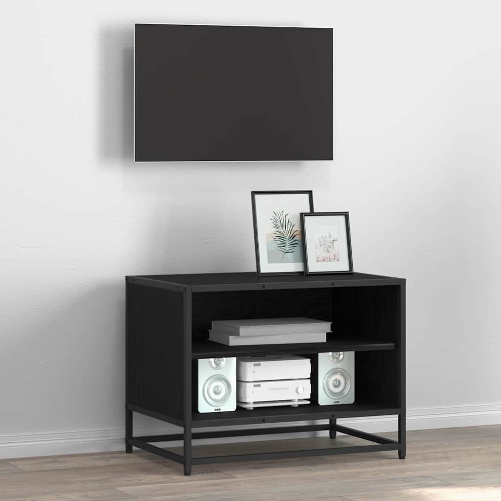 Gabinete para TV Carvalho preto 61 x 40 x 46 cm