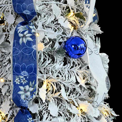 Árvore de Natal Artificial com 50 LEDs Branco 120 cm PVC