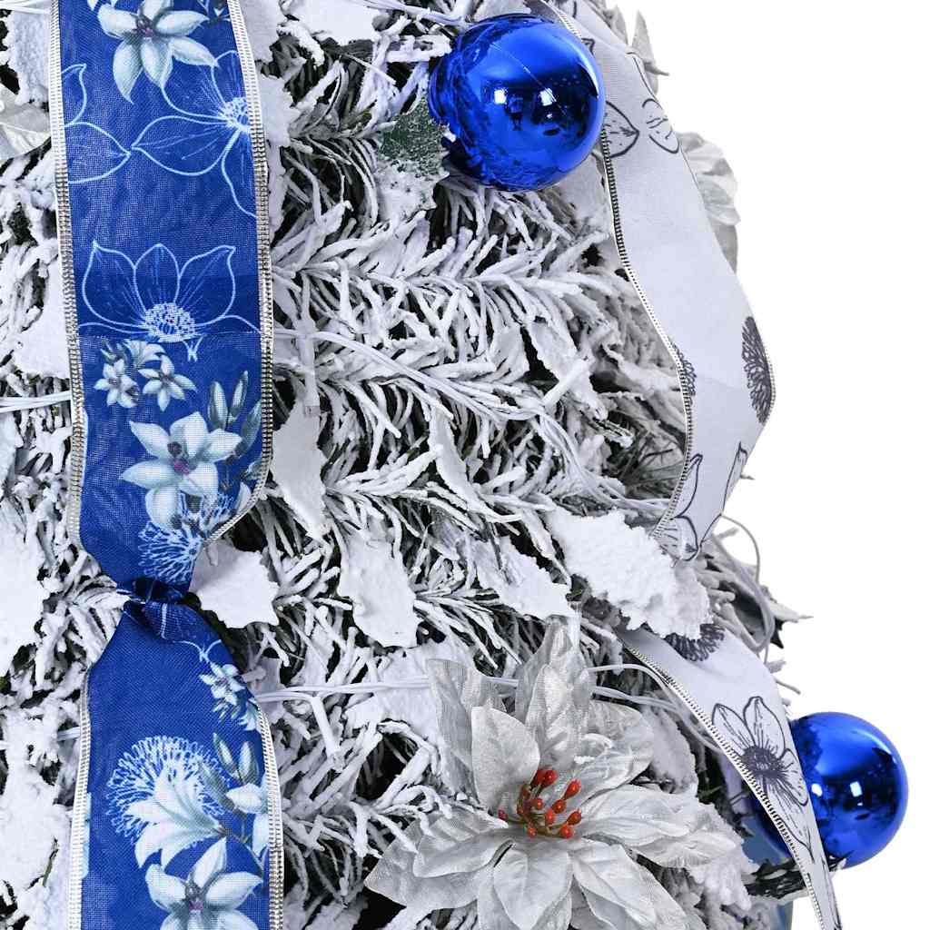 Árvore de Natal Artificial com 100 LEDs Branco 150 cm PVC