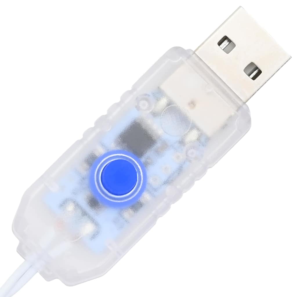 Árvore de Natal Artificial com 150 LEDs Branco 180 cm PVC