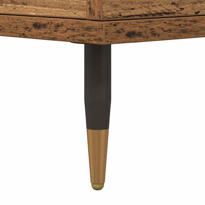 Armário de arrumação 3 pcs Madeira antiga 60 x 35 x 70 cm