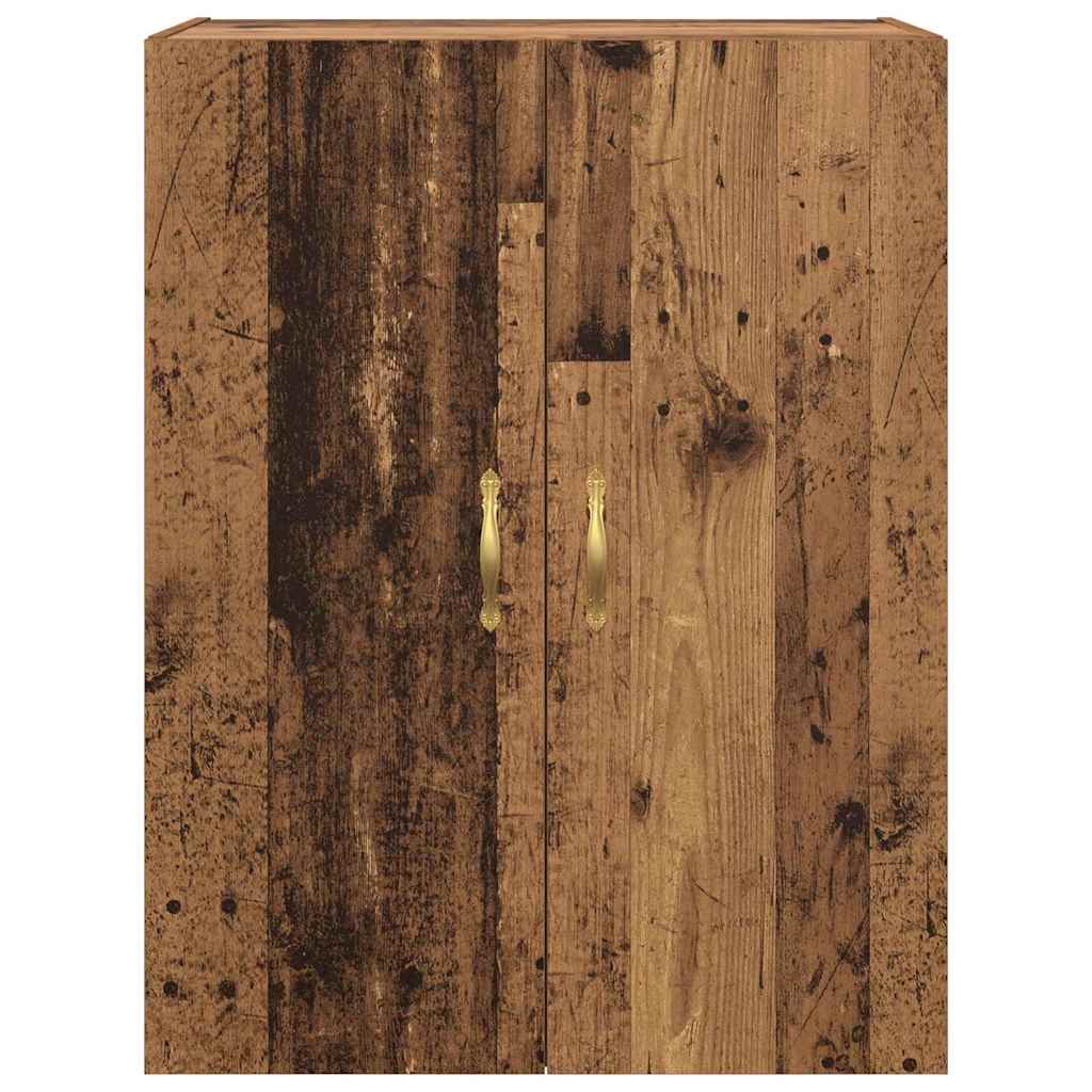 Armário de Parede 2 pcs Madeira antiga 69,5 x 34 x 90 cm