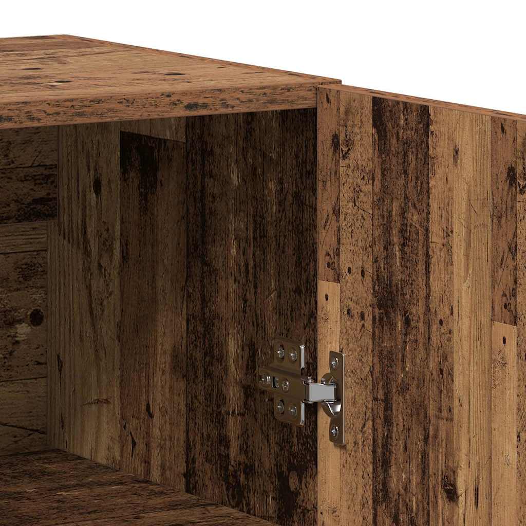 Buffê 2 pcs Madeira antiga Madeira processada