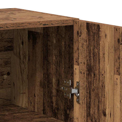 Buffê 2 pcs Madeira antiga Madeira processada