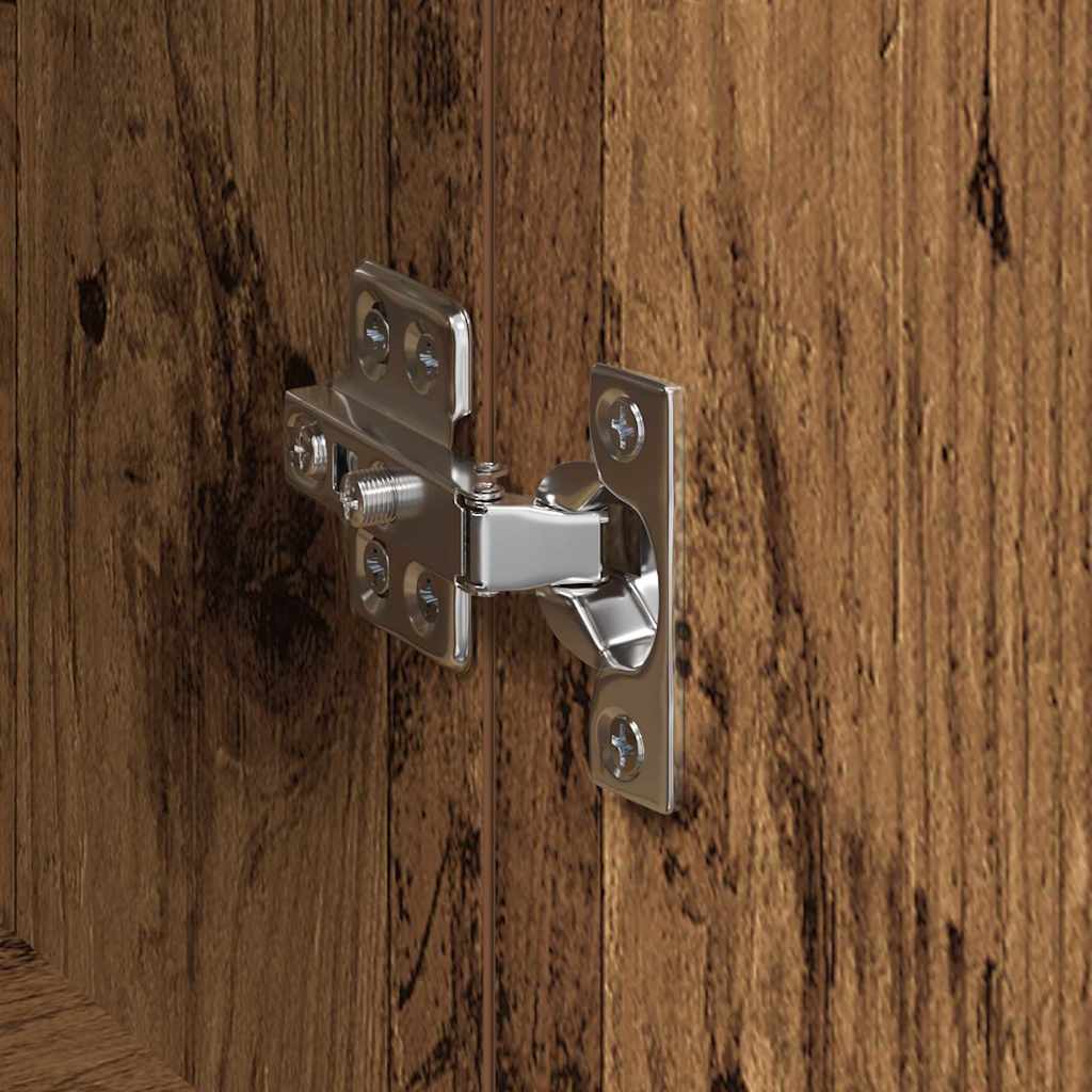 Armário de arrumação 2 pcs Madeira antiga 60 x 35 x 70 cm