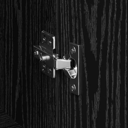 Aparadores 2 pcs Carvalho preto 120 x 35 x 70 cm