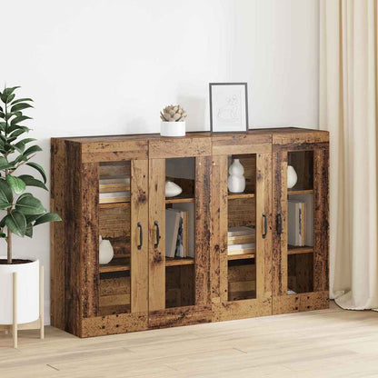 Armários Montados na Parede 2 pcs Madeira antiga