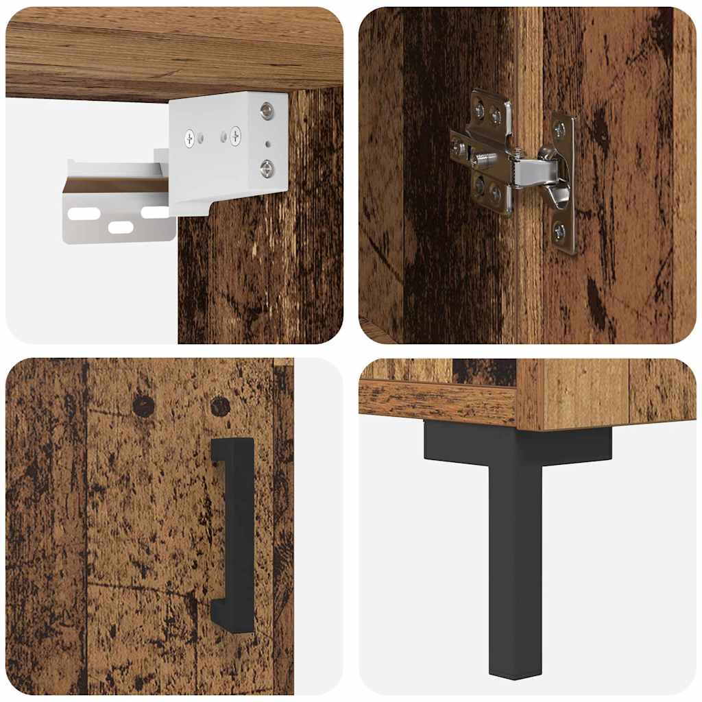 Buffê Madeira antiga 69,5 x 34 x 180 cm Madeira processada