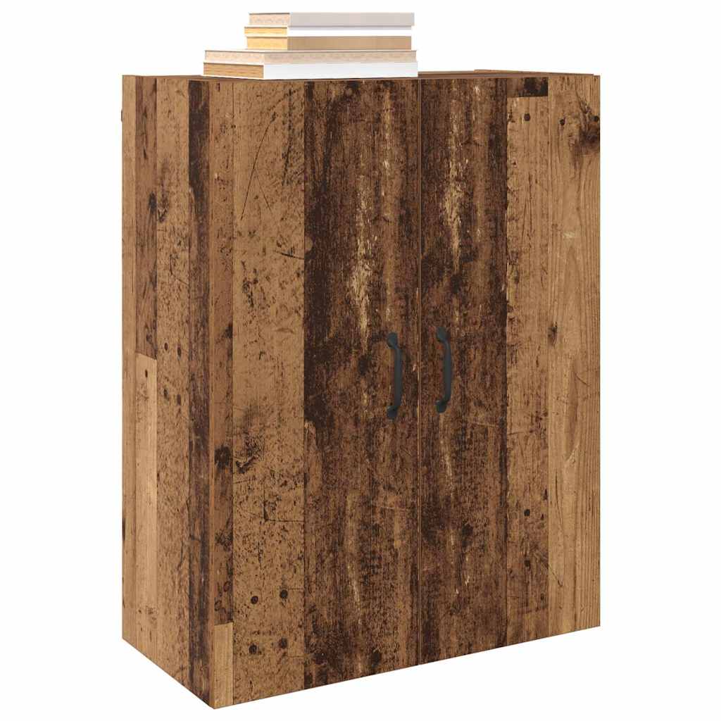 Armário de Parede 2 pcs Madeira antiga 69,5 x 34 x 90 cm